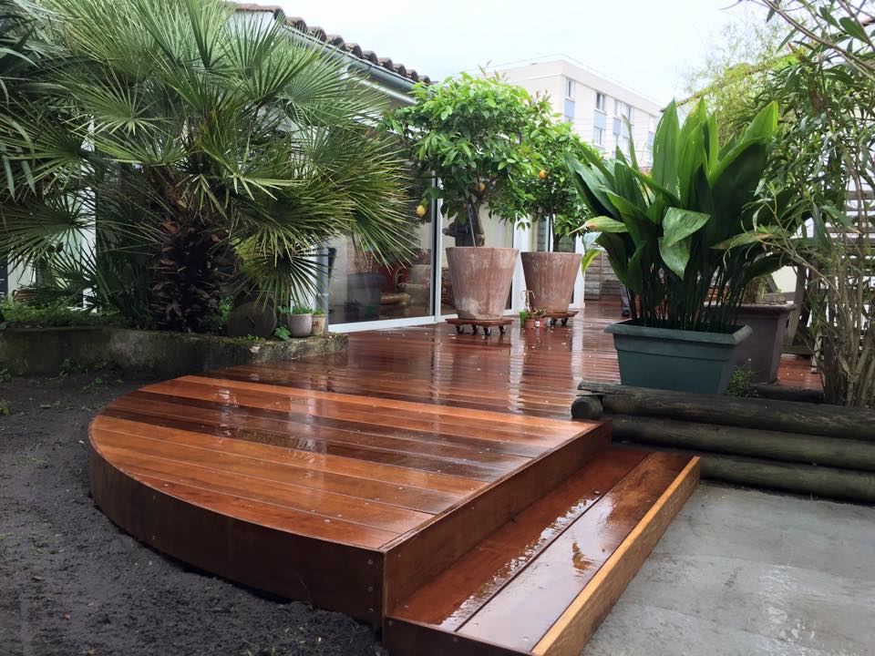 Réalisation d'une Terrasse d'extérieur en bois Itauba